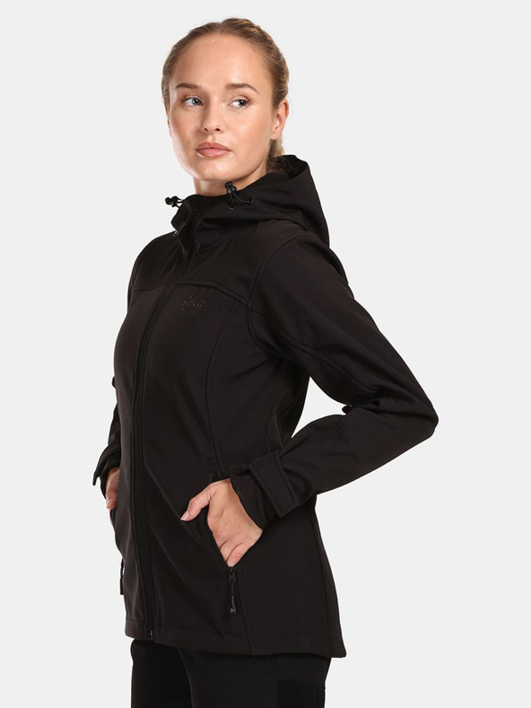 Kilpi Črna ženska softshell jakna Kilpi Rawia