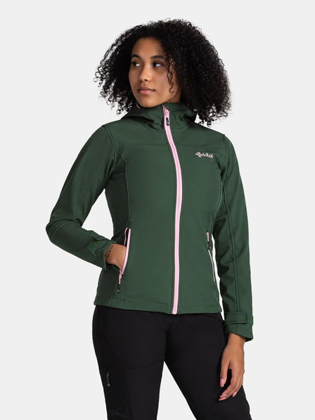 Kilpi Temno zelena ženska softshell jakna Kilpi Rawia