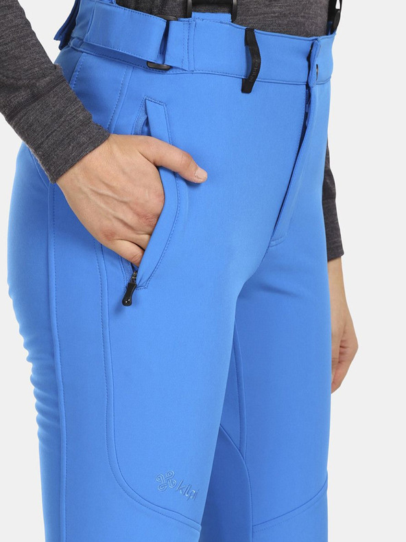 Kilpi Modre ženske softshell smučarske hlače Kilpi RHEA