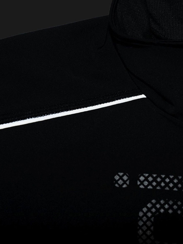 Kilpi Črna moška kolesarska majica z dolgimi rokavi Kilpi CAMPOS-M