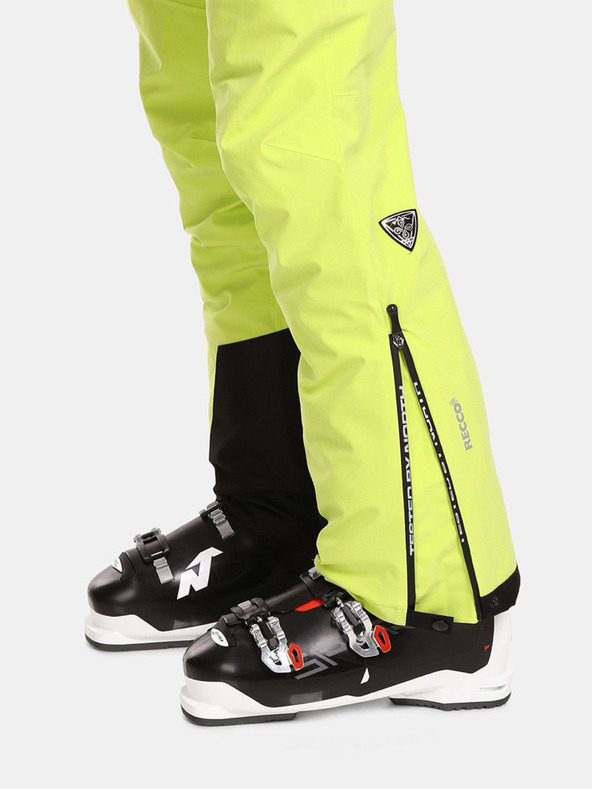Kilpi Neonsko zelene moške smučarske hlače Kilpi RAVEL