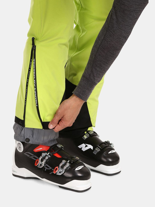 Kilpi Neonsko zelene moške smučarske hlače Kilpi RAVEL