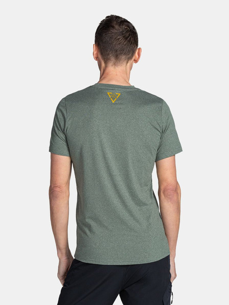 Kilpi Zelena moška športna majica s potiskom Kilpi LISMAIN