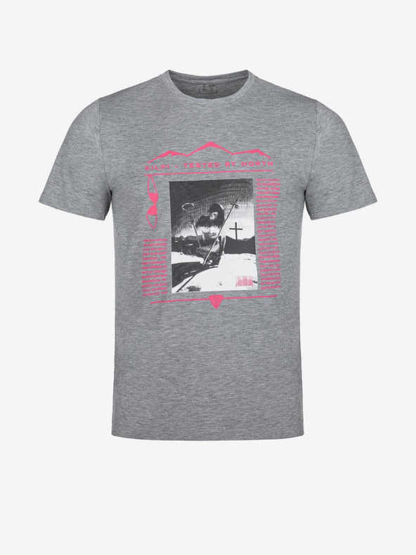 Kilpi Siva moška majica s potiskom Kilpi BLADE