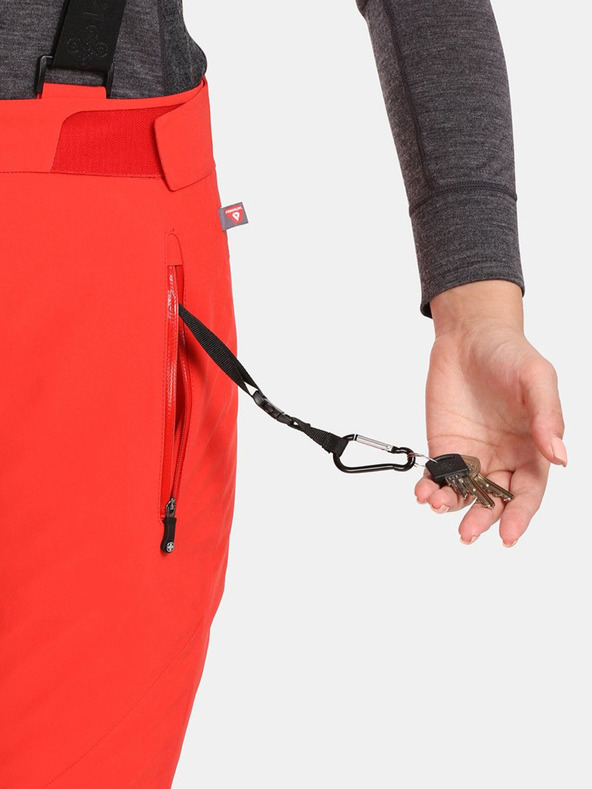 Kilpi Rdeče ženske smučarske hlače Kilpi RAVEL