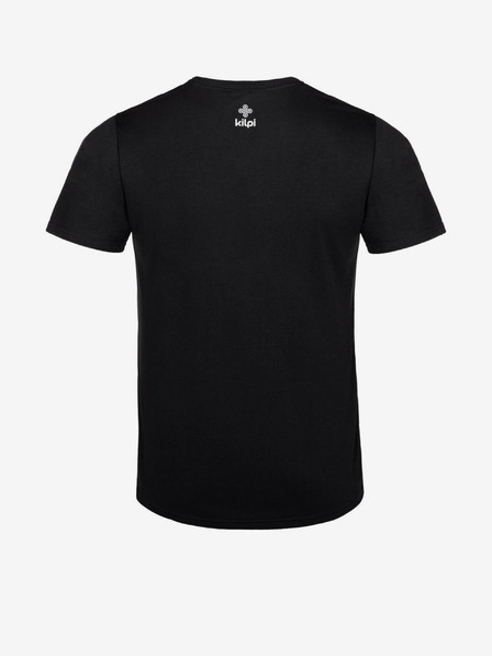 Kilpi Črna moška majica s potiskom Kilpi BRANDYS