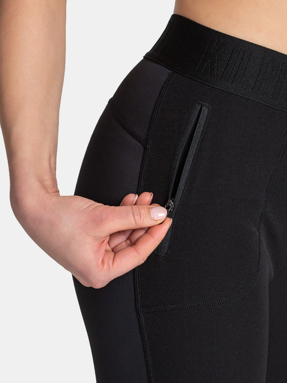 Kilpi Črne ženske športne hlače Kilpi LISBROCK