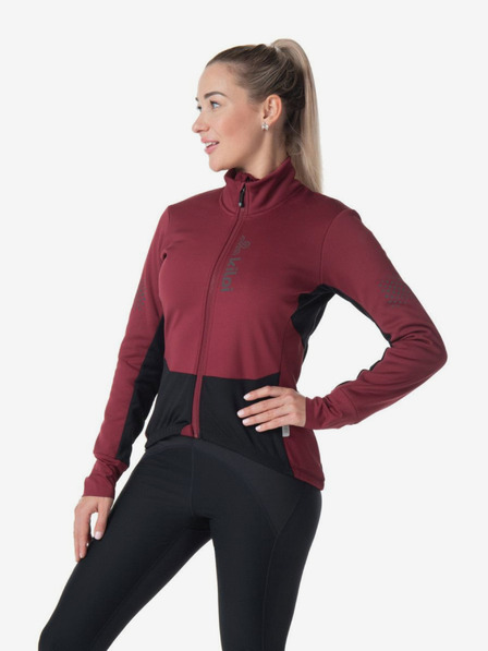 Kilpi Ženska softshell jakna v bordo barvi Kilpi VELOVER