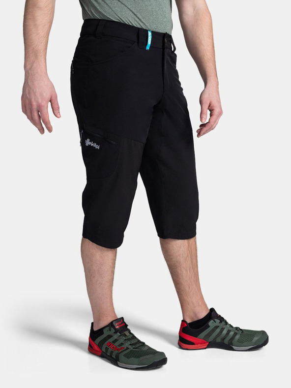 Kilpi Črne moške tričetrtinske hlače Kilpi OTARA