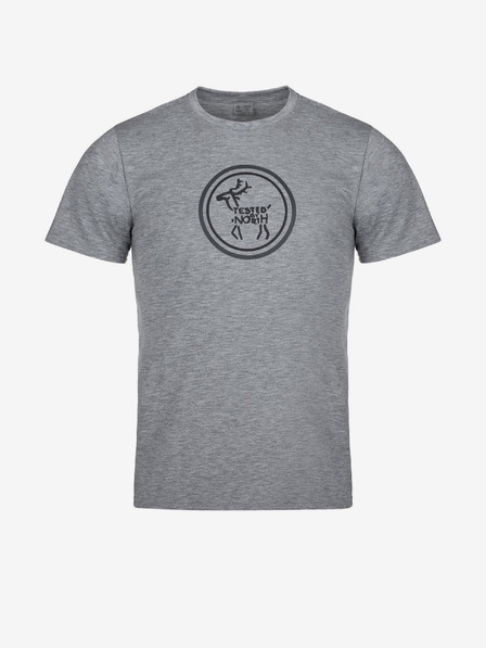 Kilpi Siva moška majica s potiskom Kilpi BRANDYS