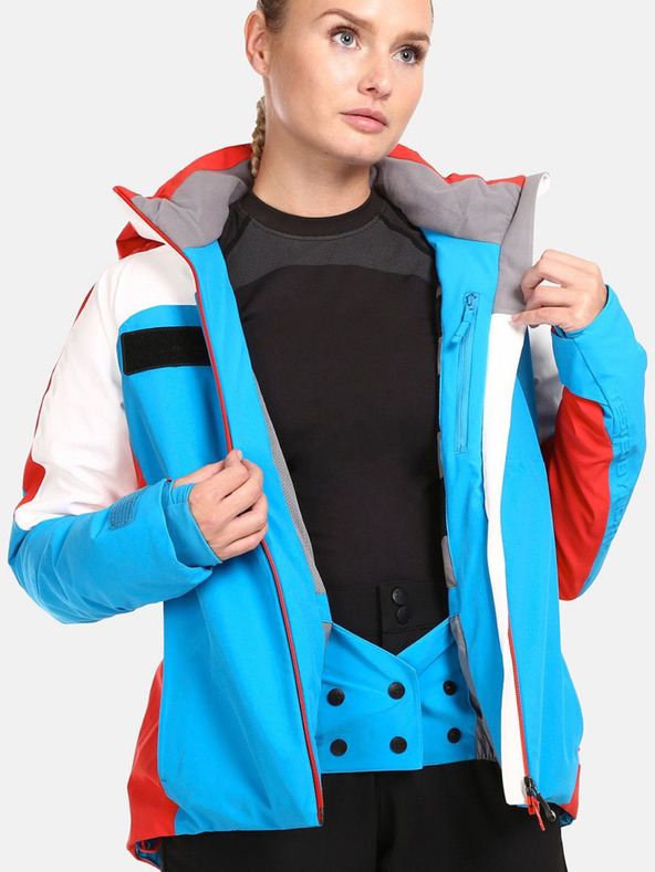 Kilpi Rdeče-modra ženska smučarska jakna Kilpi DEXEN-W