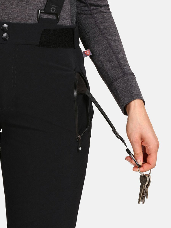 Kilpi Črne ženske smučarske hlače Kilpi RAVEL