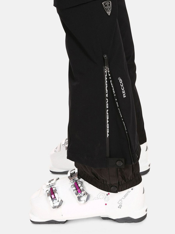 Kilpi Črne ženske smučarske hlače Kilpi RAVEL