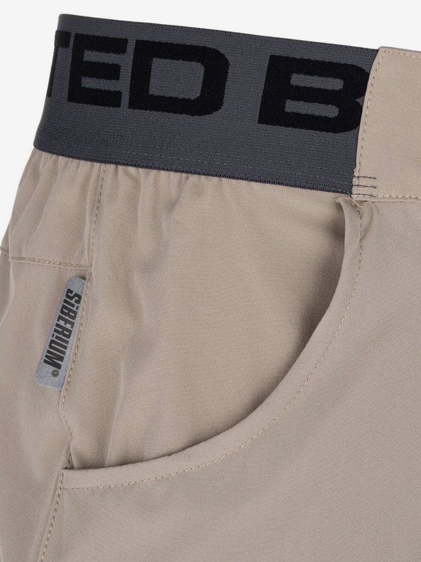 Kilpi Sive in bež moške kolesarske hlače Kilpi Trackee