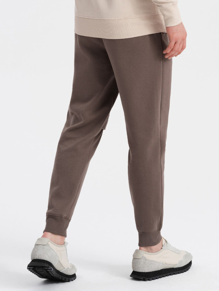 Ombre Clothing Rjave moške tovorne hlače Ombre Clothing