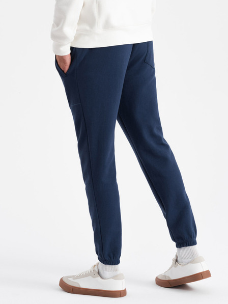 Ombre Clothing Temno modre moške hlače Ombre Clothing CARROT