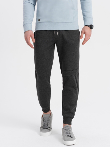 Ombre Clothing Temno sive moške hlače Ombre oblačila