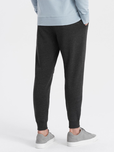 Ombre Clothing Temno sive moške hlače Ombre oblačila