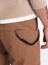 Ombre Clothing Rjave moške hlače Cargo Ombre oblačila