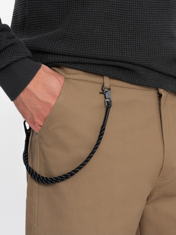 Ombre Clothing Rjave moške hlače Cargo Ombre oblačila