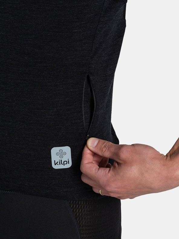 Kilpi Črna moška kolesarska majica Kilpi PETRANA