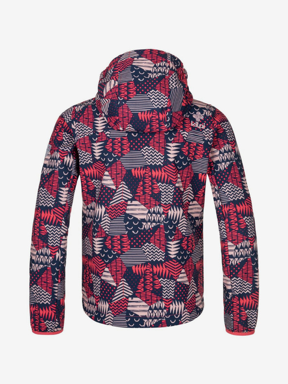 Kilpi Modro-rožnata dekliška softshell jakna z vzorcem KILPI RAVIA