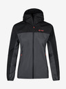 Kilpi Črna in siva ženska športna jakna Kilpi HURRICANE