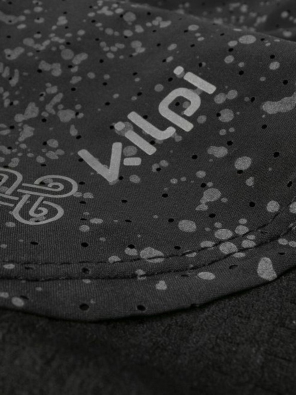 Kilpi Črne vzorčaste ženske tekaške hlače 2v1 Kilpi BERGEN