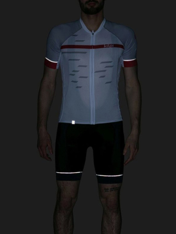 Kilpi Bela moška kolesarska majica Kilpi NERITO