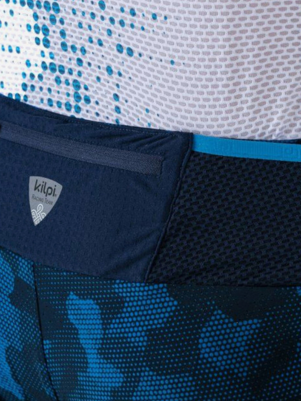Kilpi Temno modre vzorčaste moške tekaške hlače 2v1 Kilpi BERGEN