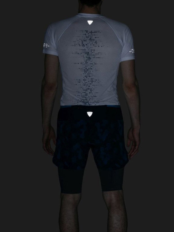 Kilpi Temno modre vzorčaste moške tekaške hlače 2v1 Kilpi BERGEN