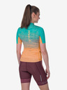 Kilpi Oranžna in turkizna ženska kolesarska majica Kilpi RITAEL-W