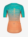 Kilpi Oranžna in turkizna ženska kolesarska majica Kilpi RITAEL-W