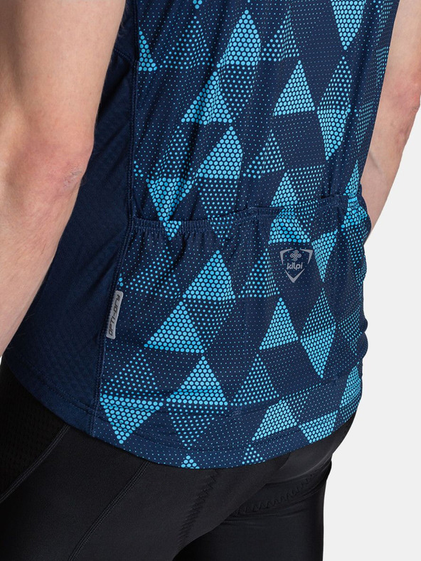 Kilpi Temno modra moška kolesarska majica z vzorcem Kilpi SALETTA-M
