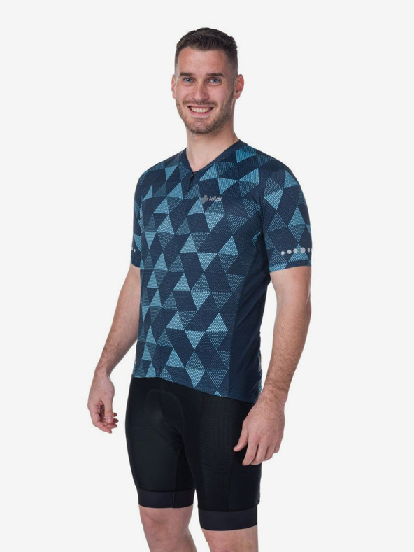 Kilpi Temno modra moška kolesarska majica z vzorcem Kilpi SALETTA-M