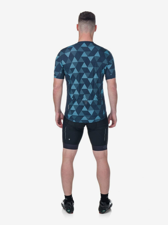 Kilpi Temno modra moška kolesarska majica z vzorcem Kilpi SALETTA-M