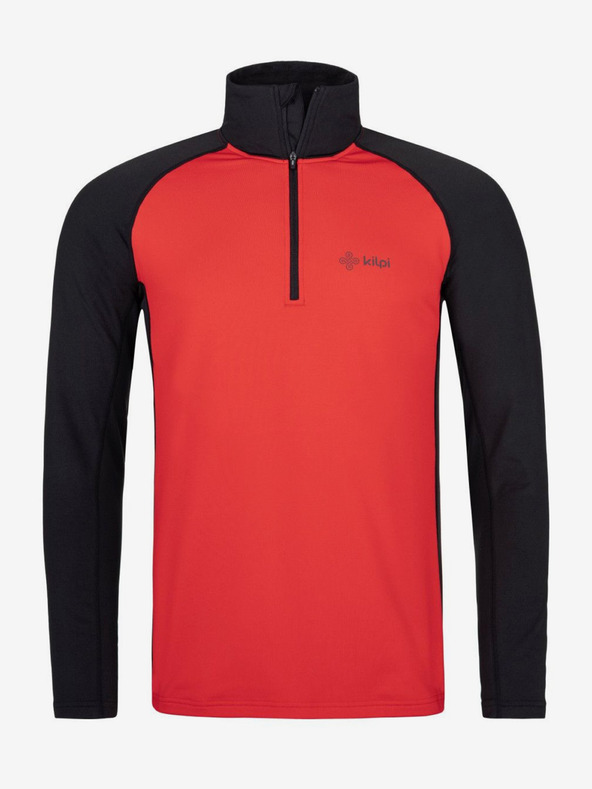 Kilpi Črno-rdeča moška športna majica s pokončnim ovratnikom Kilpi WILLIE