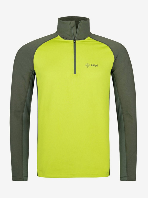 Kilpi Neonsko zelena moška športna majica s pokončnim ovratnikom Kilpi WILLIE