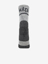 Kilpi Svetlo sive unisex športne nogavice Kilpi STEYR