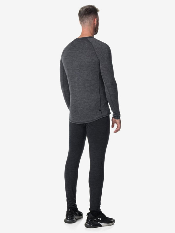 Kilpi Temno siva moška majica iz merino volne Kilpi MAVORA TOP