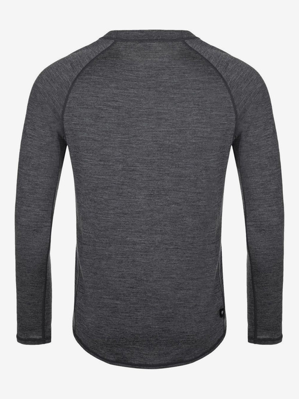 Kilpi Temno siva moška majica iz merino volne Kilpi MAVORA TOP