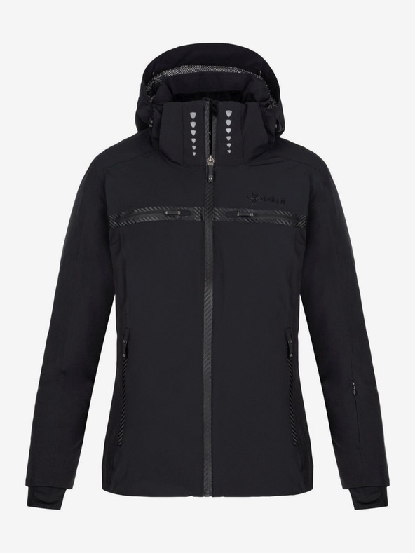 Kilpi Črna ženska zimska smučarska jakna Kilpi HATTORI
