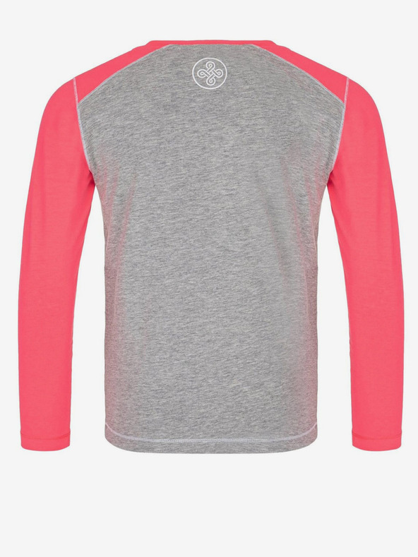 Kilpi Svetlo siva dekliška majica z dolgimi rokavi Kilpi SONIER