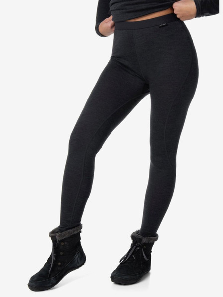 Kilpi Črne ženske termalne gamaše iz merino volne Kilpi MAVORA BOTTOM