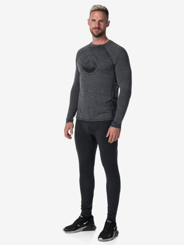 Kilpi Črne moške športne gamaše iz merino volne Kilpi MAVORA BOTTOM