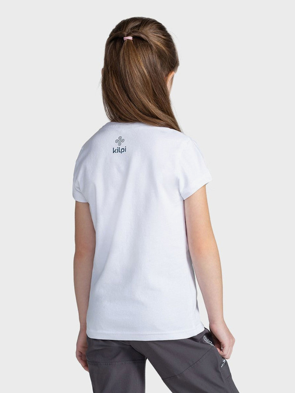 Kilpi Bela otroška majica s potiskom Kilpi MALGA