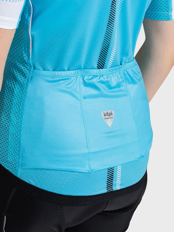 Kilpi Svetlomodra ženska športna majica z zadrgo Kilpi CORRIDOR