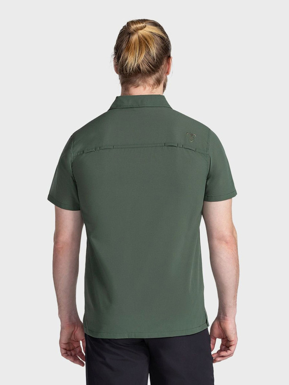 Kilpi Temno zelena moška športna majica s kratkimi rokavi Kilpi BOMBAY