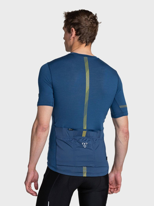 Kilpi Temno modra moška športna majica s potiskom Kilpi PETRANA