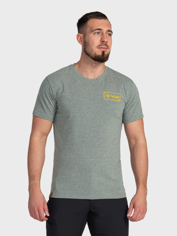 Kilpi Zelena moška majica Kilpi BANDE s potiskanim hrbtom